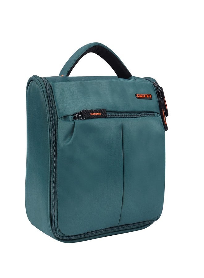 جير زجاجة مجموعة أدوات النظافة من جير ساف. حقيبة أدوات النظافة باللونين الأخضر والبرتقالي مع حلقة تعليق على الحائط (ACCSUVEKT4406) - Image 3